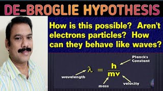 DEBROGLIE HYPOTHESIS  ATOMIC STRUCTURE 11 FOR MAINS AND NEET  English and TELUGU [upl. by Aver841]