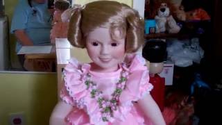 Review of Danbury Mint 1986 Shirley Temple Littlest Rebel Doll of the Silverscreen [upl. by Athey]