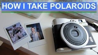 How I Take My Polaroids with Fujifilm Instax Mini Camera [upl. by Enaillil]