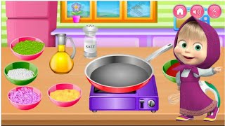 Permainan Anak Masak Masakan  Bantu Masha Memasak  Game Memasak Untuk Anak Anak Terbaik [upl. by Mungo]