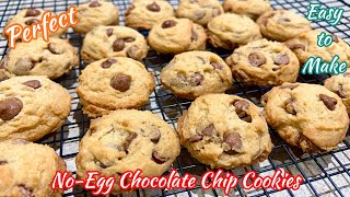 Perfect NOEGGS CHOC CHIP COOKIES [upl. by Euqinamod]