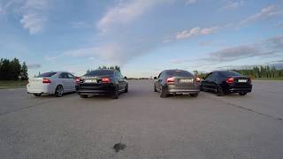 4 X Volvo S80 V8 exhaust rumble [upl. by Voltmer]