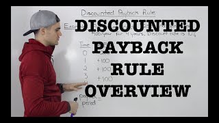 FIN 300  Discounted Payback Rule  Ryerson University [upl. by Kempe]