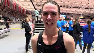 Maia Ramsden after 425 meet record to win 2024 NCAA mile title [upl. by Basia]