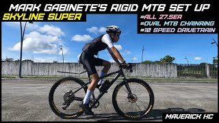 Oval MTB Chainring sa 275ER SKYLINE SUPER Rigid MTB Set Up ni Mark Gabinete [upl. by Ikceb]