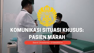 Video Komunikasi Kesehatan Pasien Marah [upl. by Leif188]