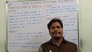 CANONICAL SOP  MINTERMS  STANDARD SOP  CANONICAL SUM OF PRODUCTS  COMPARE SOP AND CANONICAL SOP [upl. by Dilahk]