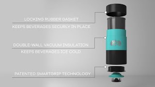 Toadfish  NonTipping Can Cooler SmartGrip Technology [upl. by Ayetal]