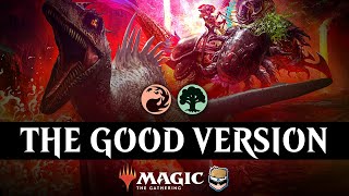 The dinosaur deck that wins ranked games  Standard MTG Arena [upl. by Ycrad]