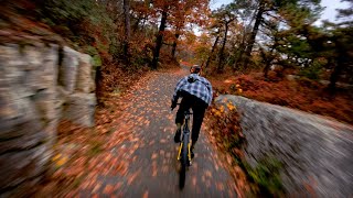 Autumn Gravel Cycling in Minnewaska State Park 5K [upl. by Obbard50]