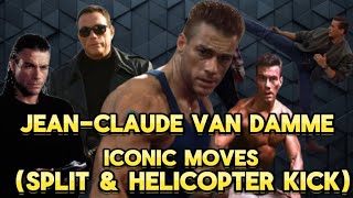 JEANCLAUDE VAN DAMME ICONIC MOVES [upl. by Ehrman690]