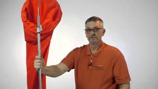 How to Mount a Windtek Windsock [upl. by Kinnon]