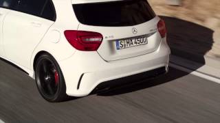 2014 Mercedes Benz A45 AMG Review  AutoMotoTV [upl. by Benildas]