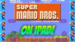 Playing Mario On iPad [upl. by Aramen]