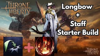 Throne and liberty  Guia de Longbow Staff Build Inicial PERFEITA Begginners guide [upl. by Aluino]