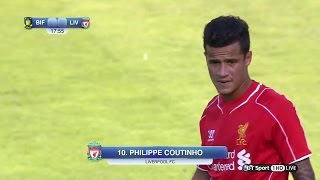 Philippe Coutinho vs Brøndby IF PreSeason 1415 HD 720p by i7xComps [upl. by Markowitz]