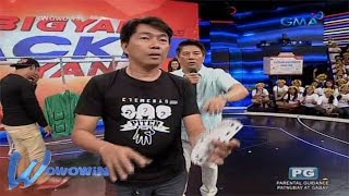 Wowowin Isang studio audience nagpamalas ng card magic trick [upl. by Rudich96]