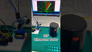 DIY Ultrasound Radar arduinoproject diyelectronics arduino [upl. by Norrej137]