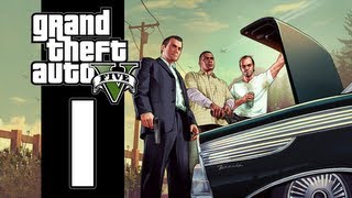 Lets Play GTA V GTA 5  EP01  Sticky Situations [upl. by Aerised]