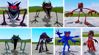 ALL POPPY PLAYTIME CHAPTER 4 UPGRADED MONSTERS In Garrys Mod 522 [upl. by Gypsy626]