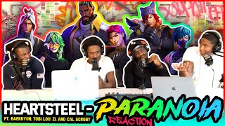 HEARTSTEEL  PARANOIA ft BAEKHYUN tobi lou ØZI and Cal Scruby Official Music Video  Reaction [upl. by Firmin]