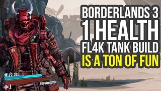 Borderlands 3 Fl4k Build  1HP Tank Build Is A Lot Of Fun For Endgame Borderlands 3 Flak Build [upl. by Anyaj]