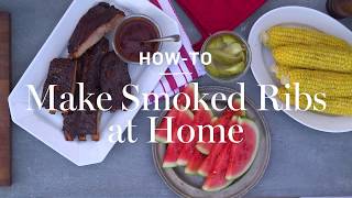 How to Make Smoked Ribs at Home  Williams Sonoma [upl. by Angil]