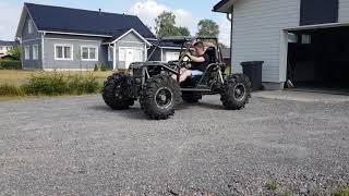 4x4 1000cc buggy soft suspension test [upl. by Korney]