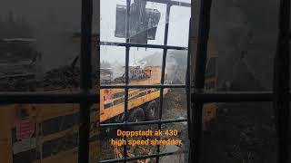 doppstadt ak 430 high speed shredder dieselpower diesel doppstadt [upl. by Elletnohs]