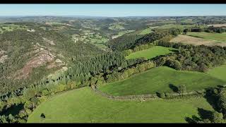 A flight over the Aveyron close to Previnquieres [upl. by Adnovad628]