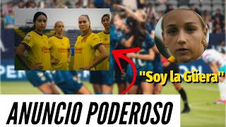 SARAH LUEBBERT IRENE CAMBEROS y OREJEL CLUB AMÉRICA femenil en anuncio junto a jugadoras LIGA MX [upl. by Annagroeg558]