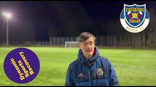 4K  Dev Sqd Gaffer Luke Dickson Post Game Interview  Ardeer Thistle 013 thirteen MDS [upl. by Acinelav]