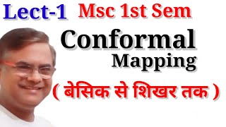 Conformal Mapping Complex Analysis Msc 1st Sem [upl. by Hadsall687]