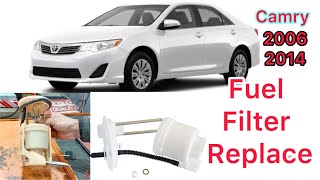 Toyota Camry Fuel Filter Replacement 20062014 [upl. by Flore439]