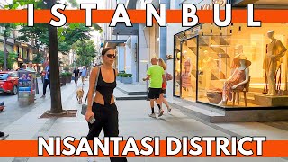 Discovering Nisantasi Istanbuls Exclusive Luxury District  4K Walking Tour  15 August 2023 [upl. by Agn]