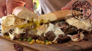 Brazilian Cheese Steak Recipe  XTudo Inspired Cheese Steak Sandwich [upl. by Adilem]