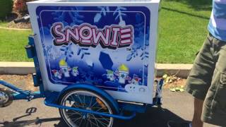 The Snowie Tricycle  The Ultimate Shaved Ice Bike [upl. by Peppard]