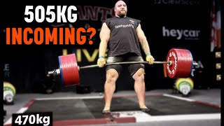 Is Graham Hicks the Closest to a 505KG World Record Strongman News [upl. by Yhpos948]