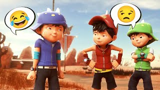 BOBOIBOY Angin Api amp Daun  Trio Troublemaker [upl. by Koren866]