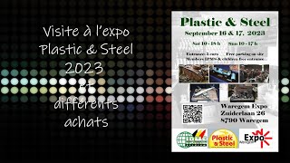 Visite à lexpo Plastic amp Steel 2023 à Waregem et achats [upl. by Yleak]