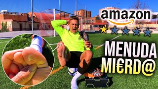 PROBANDO las BOTAS de Fútbol PEOR VALORADAS de AMAZON Acabo Lesionado  gomeznawer [upl. by Naryb]