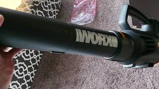 Worx 20v Cordless Leaf Blower  Power Share [upl. by Lenee]