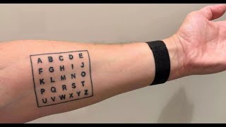 GIDDY NEWS Meet the Cambridgeshire dad whose alphabet tattoo helps his son communicate [upl. by Masao]