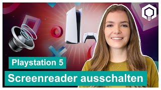 PS5 Screenreader deaktivieren 🎮 Playstation 5 Sprachassistent ausschalten [upl. by Dolly]