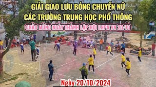 Giao lưu bóng chuyền nữ các trường THPT  Chào mừng ngày 2010 [upl. by Kobi]