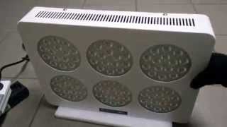 NOVA S6 270W LED Grow Light Bloom full spectrum  High Power Epistar Bridgelux [upl. by Acinelav]