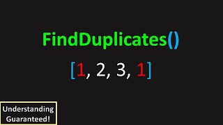 Can You Detect Duplicates LeetCode 217 Contains Duplicates [upl. by Niuqaoj]