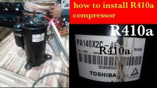 R410a  r410a compressor  r410a gas charging  FT Tech [upl. by Byron]