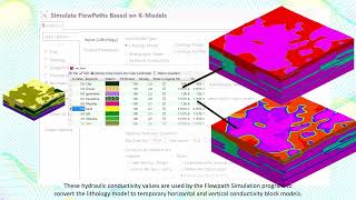 PointSource Stochastic FlowPath Simulation Added to RockWorks [upl. by Anaihr]