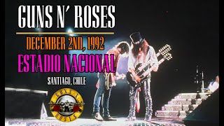 Guns N Roses  December 2nd 1992  Estadio Nacional Santiago Chile TV Chile [upl. by Nyllek]